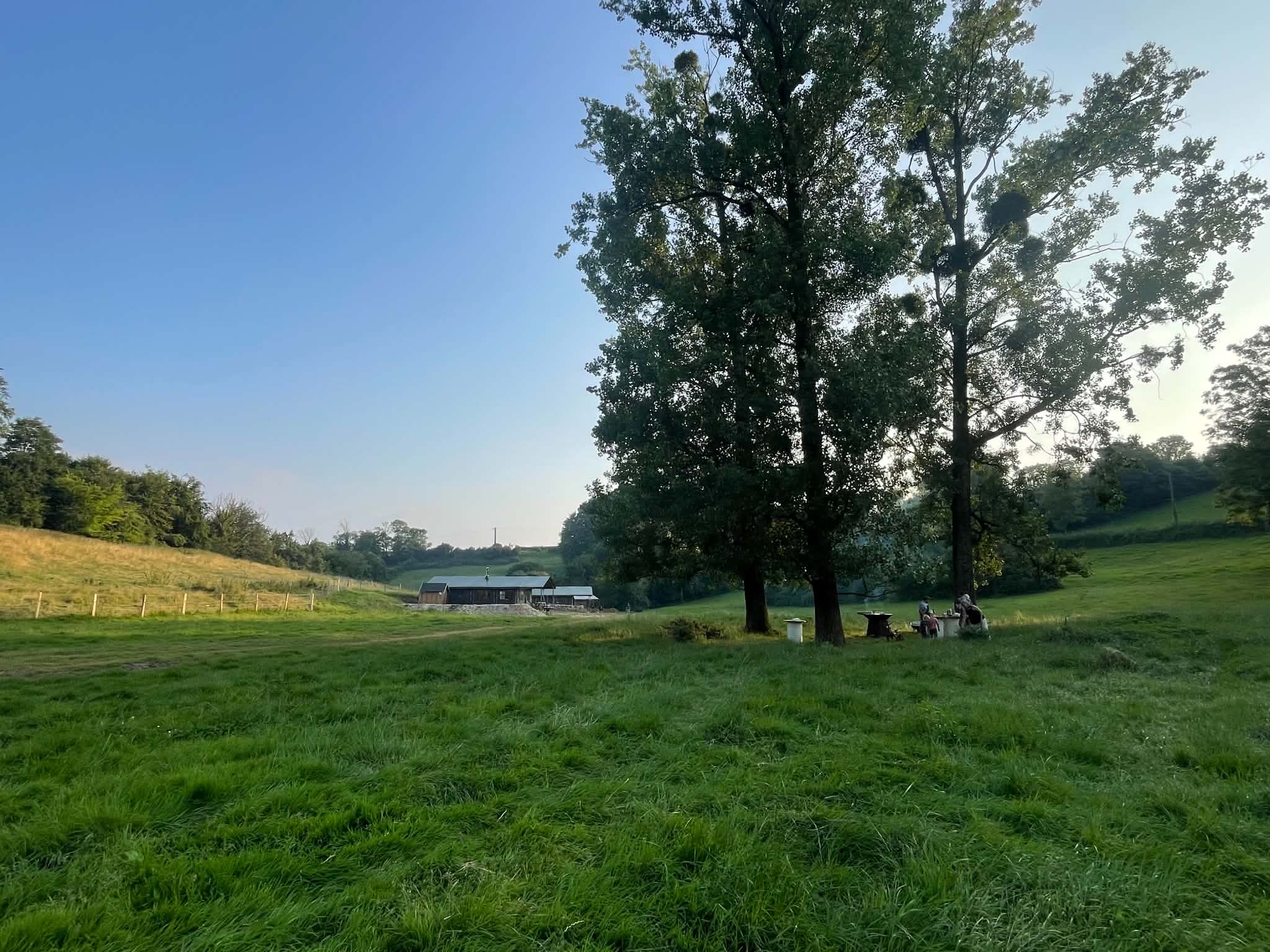 Photo panoramique de la fermette